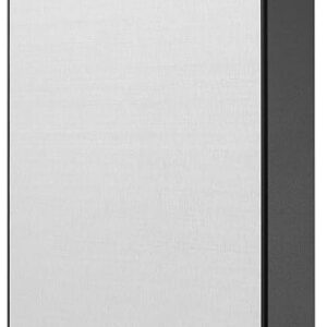 Seagate One Touch with Password Protection for Windows & Mac with 3 years Data Recovery Services - Portable 1 TB External Hard Disk Drive (HDD)  (Silver)